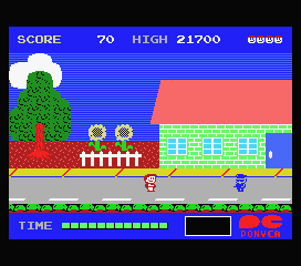 Back To The Future back cover for MSX